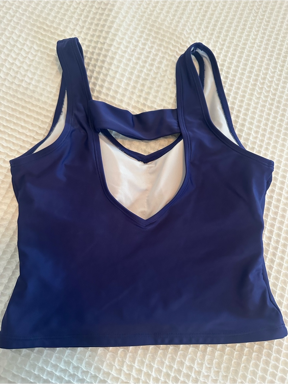 Like New Women’s High-Waist Tankini Set Deep Purple - Picture 5 of 5